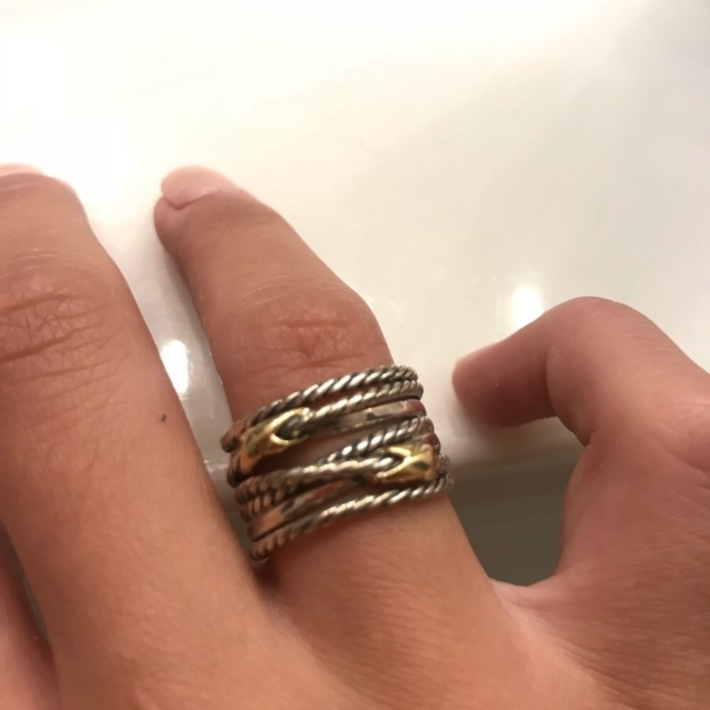*DAVID YURMAN* Star Crossed Ring - Picture 2 of 5